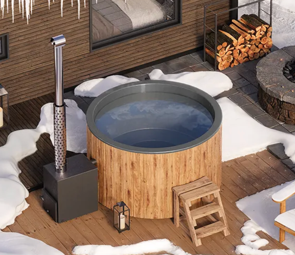 Fiberglass Hot Tub Round Ø1,8m For 4 persons