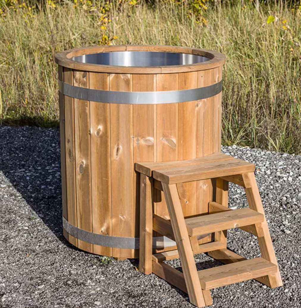 Stainless Steel Cold Plunge Tub for One