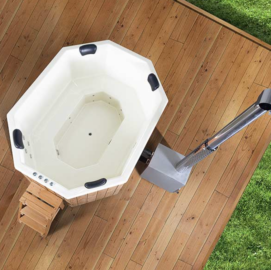 Fiberglass Hot Tub OCTA - 9 persons