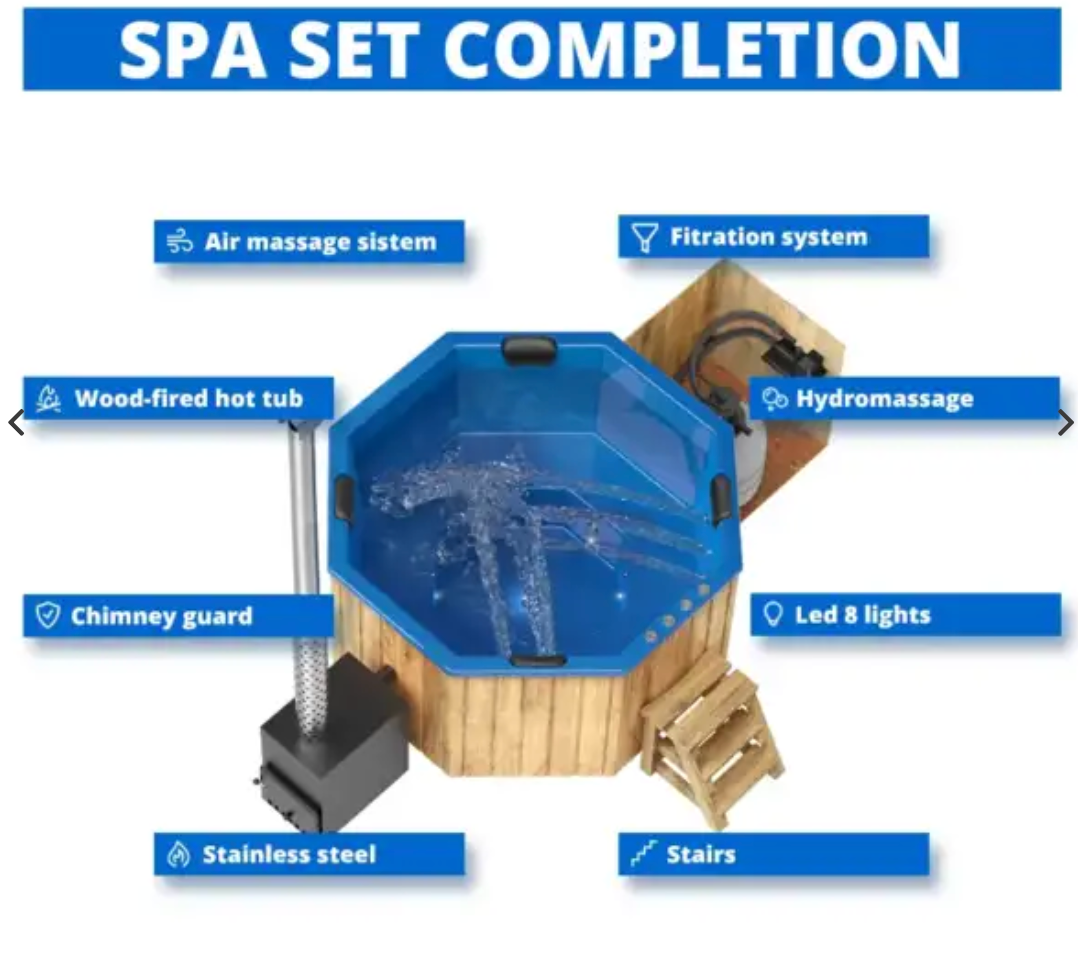 Special Offer – Wood-fired Hot Tub “OCTA”