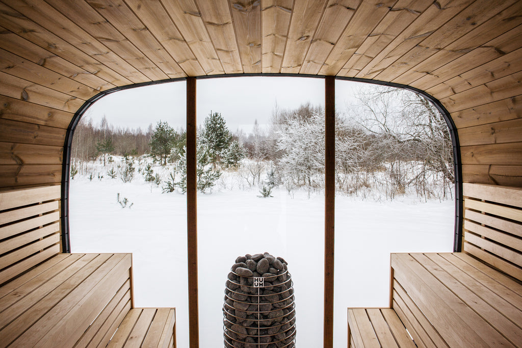 Vision Sauna – Oval Outdoor Sauna for 8 persons
