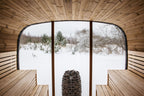 Vision Sauna – Oval Outdoor Sauna for 8 persons