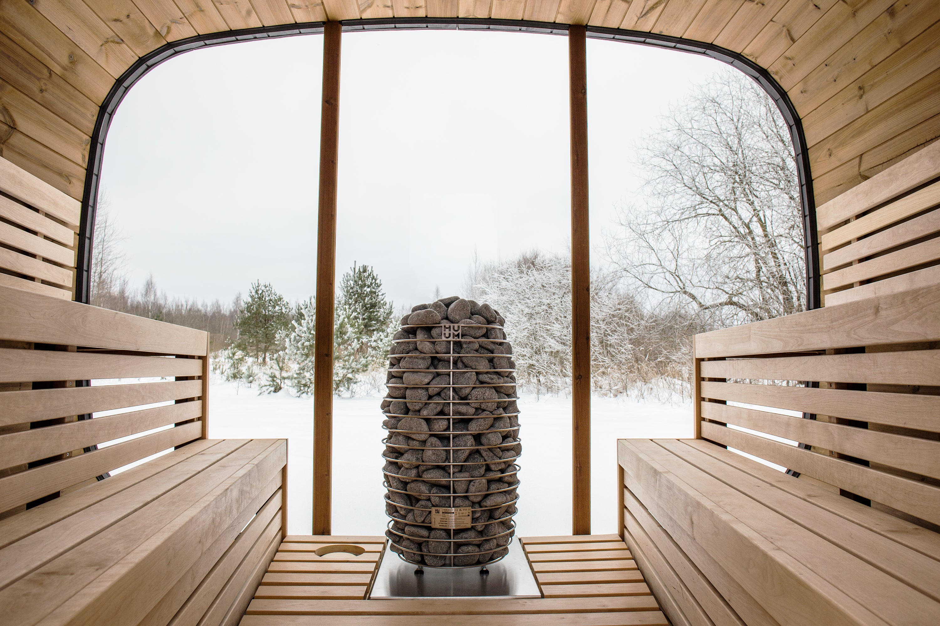 Vision Sauna – Oval Outdoor Sauna for 8 persons