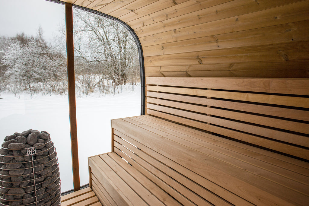 Vision Sauna – Oval Outdoor Sauna for 8 persons