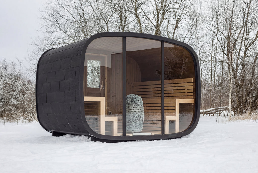 Vision Sauna – Oval Outdoor Sauna for 8 persons