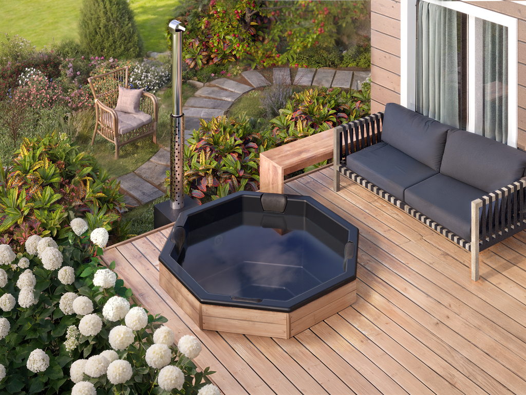 Fiberglass Hot Tub Octa For 6 persons 1,8×1,8m