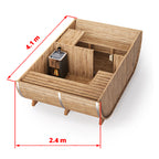 Oval Outdoor Sauna S424 – for 6 persons