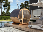 Barrel Sauna S2/S23 – 2.0m / 2.3m for 4 persons