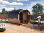 Barrel Sauna S3P – 3.0m for 4 persons with Dressing Room