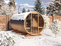 Barrel Sauna S4P – 4.0m for 8 persons with Dressing Room