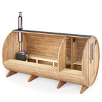 Barrel Sauna S4P – 4.0m for 8 persons with Dressing Room