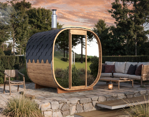 Cube Barrel Sauna SQR2 for 4 persons