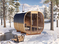 Cube Barrel Sauna SQR3 – 3m for 6 persons
