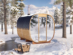 Cube Barrel Sauna SQR3 – 3m for 6 persons