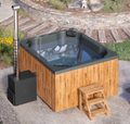 Fiberglass Hot Tub QUATTRO