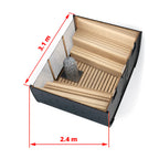 Vision Sauna – Oval Outdoor Sauna for 8 persons