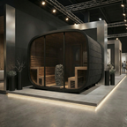 Vision Sauna – Oval Outdoor Sauna for 8 persons