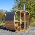 Cube Barrel Sauna SQR17 - 1.7 m for 3 persons